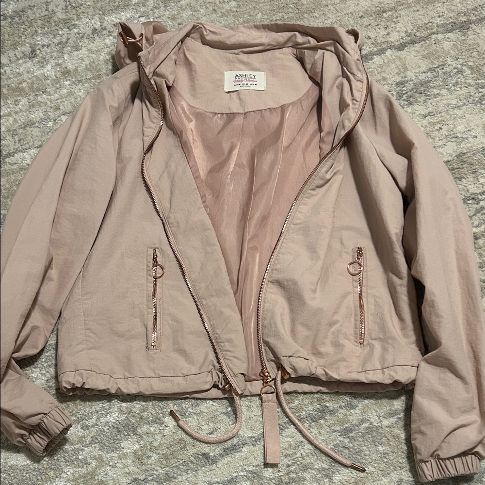 pink & rose gold jacket